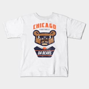 Chicago Football Legendary Coach Bear Kids T-Shirt